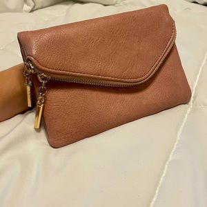 Faux Leather Clutch